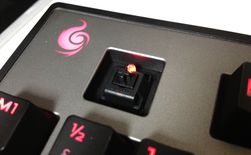 Vårt eksemplar av CM Storm Trigger bruker Cherry MX Black.